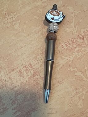 NWOT Handmade Coffee Cup Pen